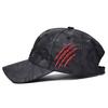 Męska czapka baseballowa snapback z haftem głowy tygrysa, kamuflażowa, outdoorowa, regulowana, chroniąca przed słońcem, rekreacyjna, wiosenna, jesienna, podróżna, turystyczna, na plażę, na wakacje
