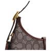 Coach Hamptons 26 Signature Jacquard Adjustable Shoulder Strap Fabric And Faux Leather Half-Moon Tote Bag Medium Women Tote Bags Maple CBF16-B4S0M