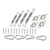Edelstahl Sonnensegel Hardware Kit Spannschloss Federhaken Markisenbefestigungszubehör