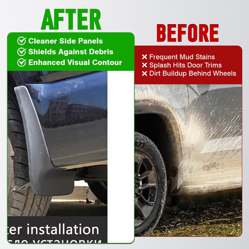 For BYD Shark 6 2024 2025 2026 Car Wheel Mud Flaps Splash Guards MudFlaps Front Rear Fender Mudguards Protector