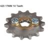 420 420H Chain 17mm 10 -19 Teeth Front Engine Sprockets For Taotao Kayo BSE Xmotos Apollo SSR 110 125cc Dirt Pit Bike ATV Quad