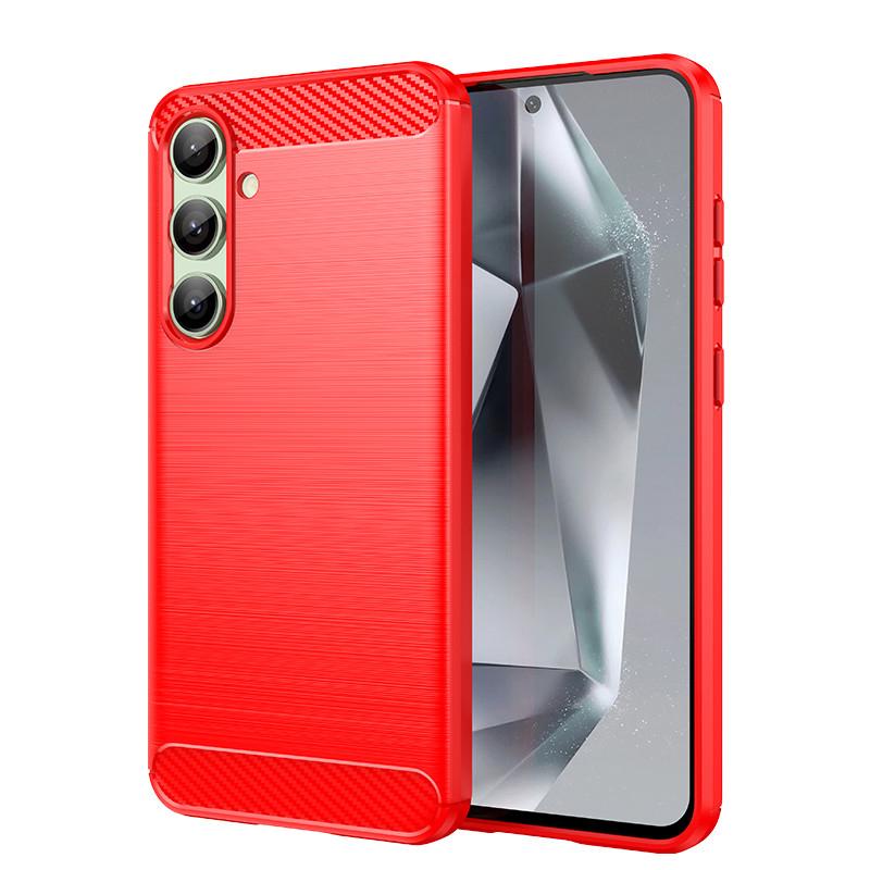 

Чохол для Samsung Galaxy S24 FE Чохол для Samsung Galaxy S24 FE Протиударний силіконовий матовий чохол-накладка TPU для телефону Samsung Galaxy S24 FE For Galaxy S24 FE червоний