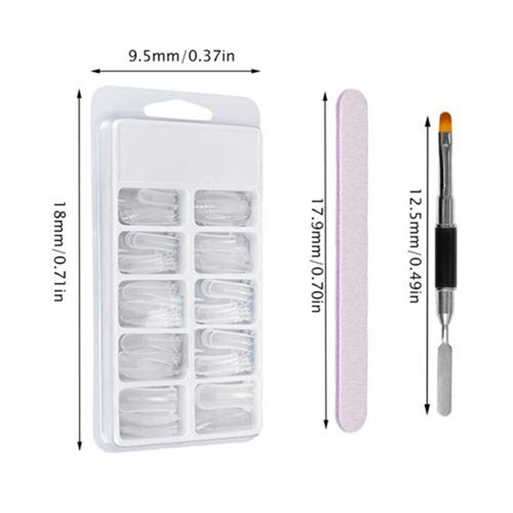 Nail Gel Kit Gel Nail Extension Kit Professional Gel Kit for Nail Art in Solon or at Home