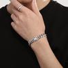 Unisex Cuban Cut Edge Titanium Steel Bracelet - Simple Whip Chain Fashion Jewelry
