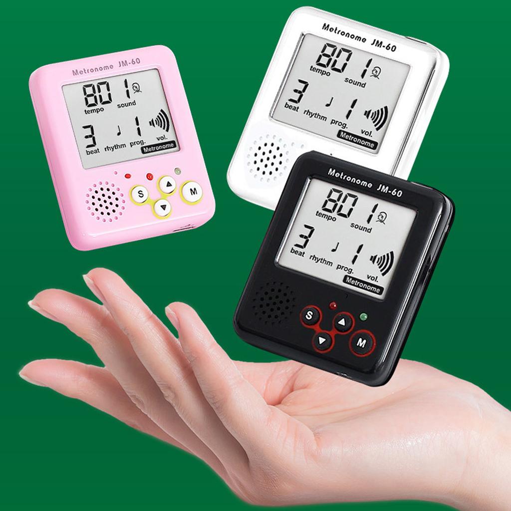 Professional Clip on LCD Digital Metronome Small Sports Running Metronome for Guitar Violin Musical Instrument Accessory