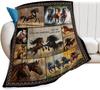 Jesus Christ Throw Blanket Christian Religious Faith Cross Blanket Bible Verses Inspirational Prayer Jesus Gifts Soft Fleece