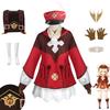 Genshin Impact Klee Cosplay Costume Cute Loli Outfit Game-Style Clothing Female Cosplay Performance Costume In Stock