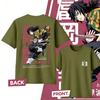Demon Slayer Tomioka Giyuu Pure Cotton Tshirt for 2026 Summer KidsUnisex sWomen s Fashion Casual Cosplay Short Sleeved Tshirt