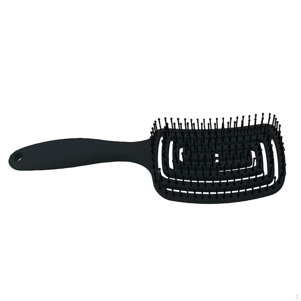 Detangle Hairbrush Blow Hair Detangler Curved Vented Styling Brush Scalp Massage Comb for