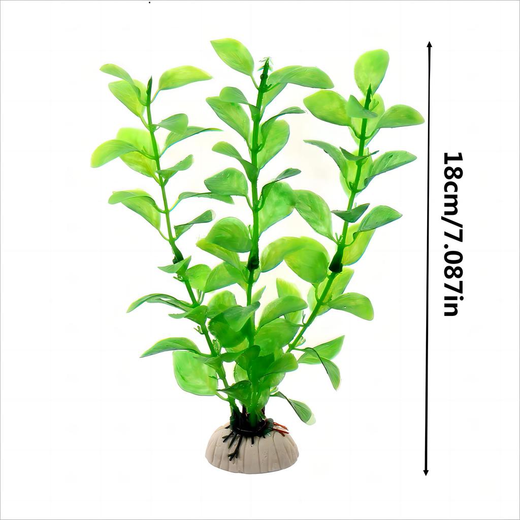 Fish Tank Simulation Plant Water Grass 18 Cm Aquarium Artificial Green Plant Ornaments Plastic 5 Colors DIY Decoration Landscape