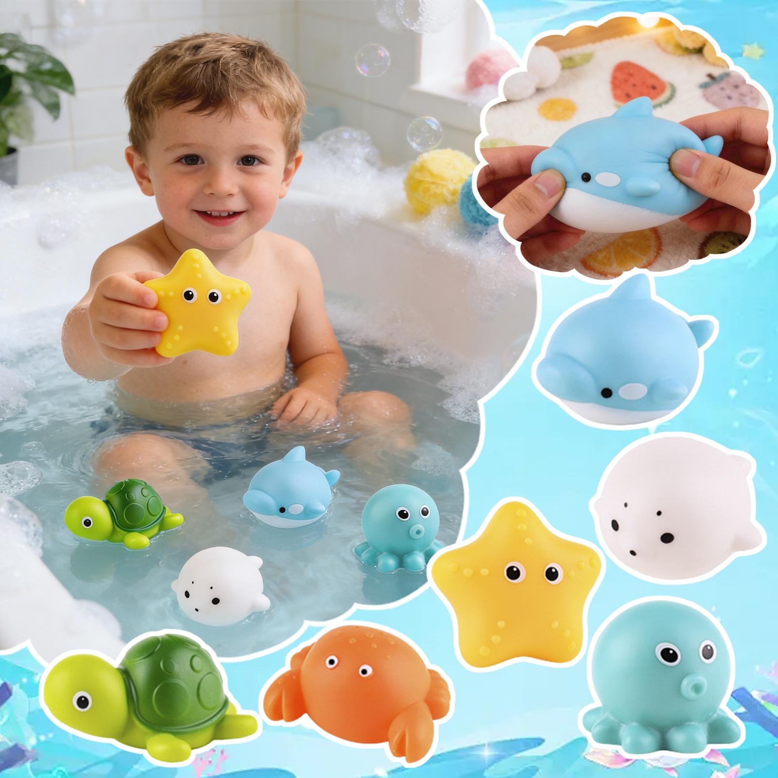 

Baby Bath Toys, Turtle Spray Net, Fish Catcher, Children s Animal Floating Water Play Toys One Size