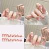 A7 Short Style Gradient Nail Stickers For Women Simple And Elegant Nail Decorations