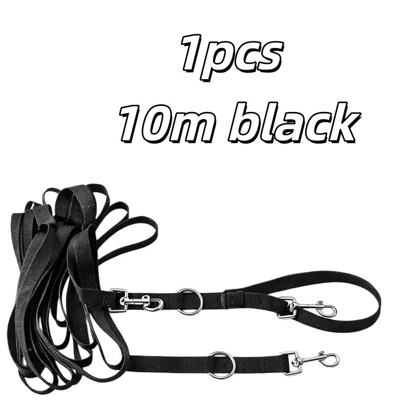 

10m Heavy-Duty Hands-Free Dog Leash – for Dogs up to 80kg, Crossbody, Camping, Park, Training