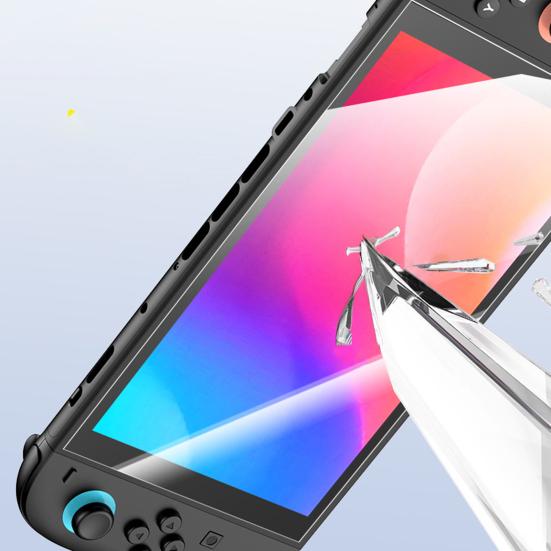 Screen Protector Anti-Scratch Tempered Glass Screen Film No Dust No Bubbles HD Film for NS2 Gaming Console Screen