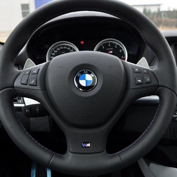4pcs Car Steering Wheel Hub Caps Center M Emblem Badge Sticker DIY Sticker For BMW M Performance E84 E87 F15 E70 F25 E90 E91 M3 YY8