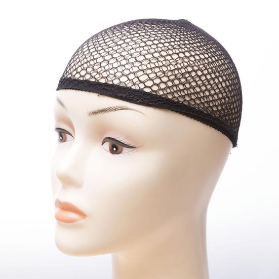 1 Pair Black Mesh Wig Hair Net High Elastic Hair Mesh Net Women Men Halloween Cosplay Liner Weaving Net Wig Accessory