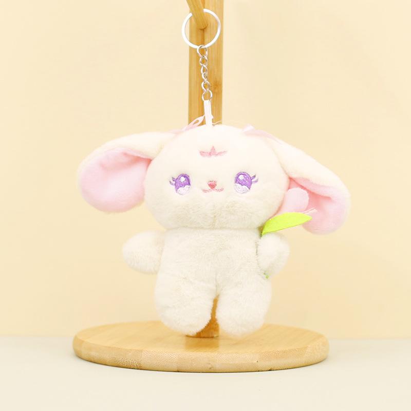 Bunny Plush Lovely Keychain Short Hair Stuffed Animal Wedding Gift