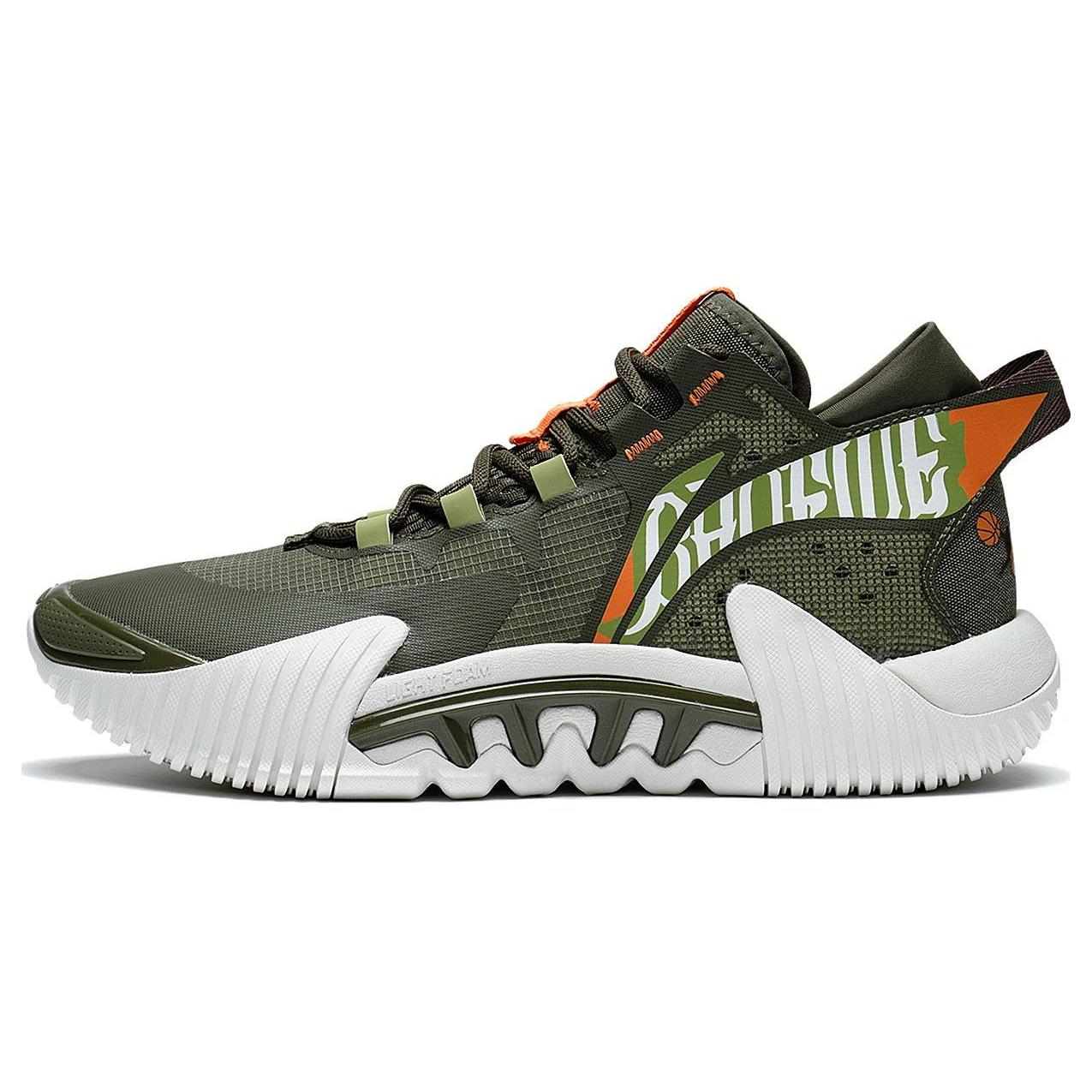 

Li Ning Badfive 2 Low Cushioning Slip Resistant Abrasion Resistant Low top Basketball Shoes Men s Green ABFS003-12 41
