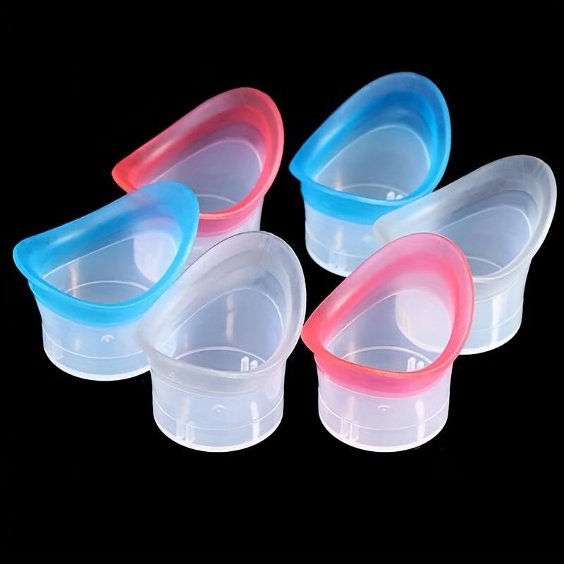 Silicone Eye Wash Cup with Scale Flexible Eye Rinse Bath for Adults Precision-Fitted, Reusable Easy-Clean Travel Eye Flushing Device 1pc