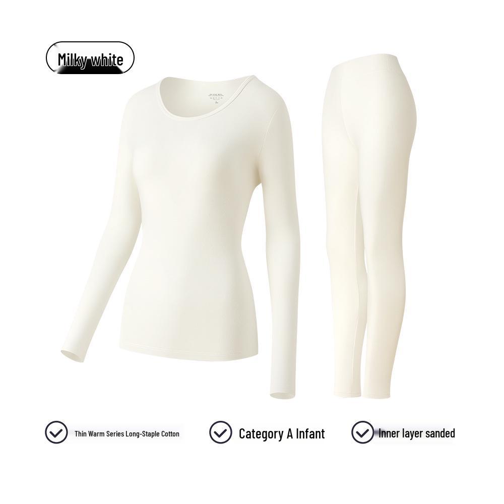 

Women s Slim-Fit Cotton Thermal Underwear Set - Plus Size Available Medium