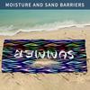 Printed Beach Towel Seaside Vacation Double-sided Velvet Quick-drying Beach Bath Towel Color Printed Absorbent Towel