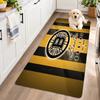 Flannel Kitchen Mat Boston Bruins Soft Area Rug Non Slip Floor Carpet Home Decoration