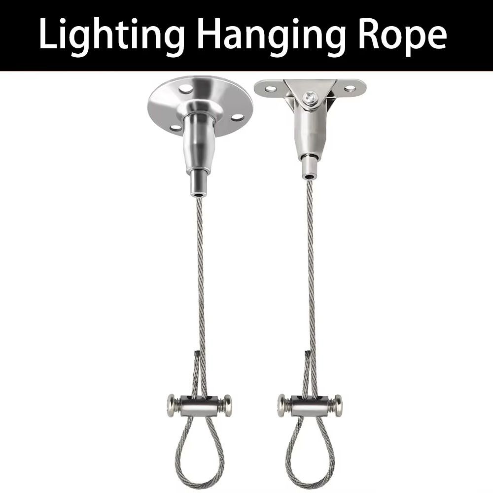 0.5/1/2/3m Ceiling Suspension Rope Adjustable Hanging Cable Wire Advertising Board