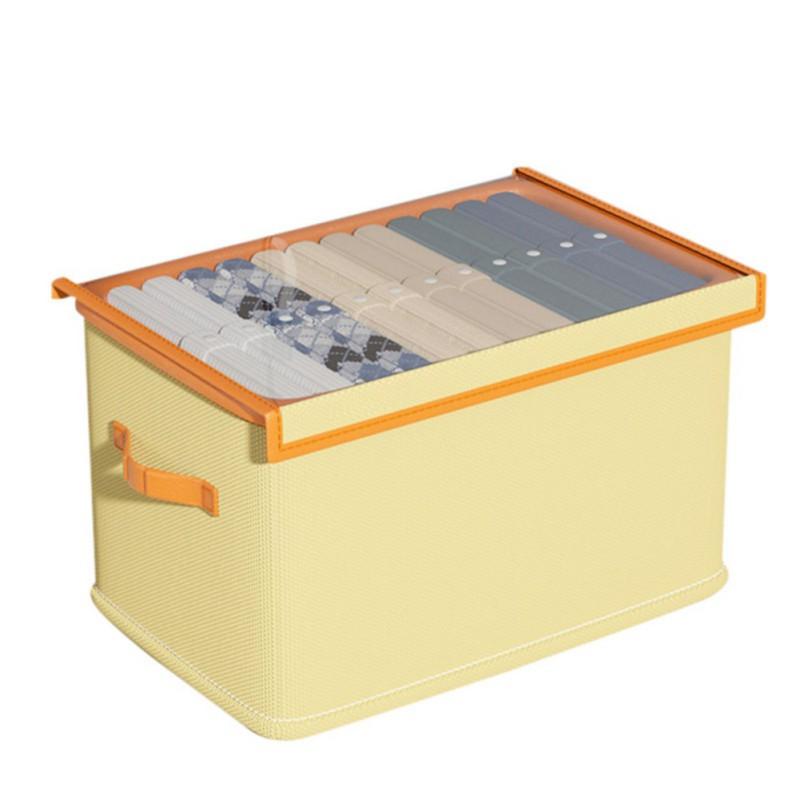 Foldable Nonwoven Fabric Storage Box Large Capacity Closets Dustproof and Moisture-proof Storage Box