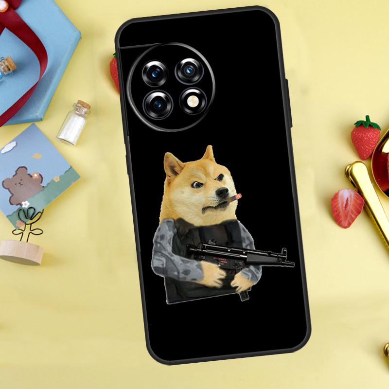 Cheems Doge Meme Funny Doggy Case For OnePlus 15 13 13R 13T 12 12R 11 10 9 10R 10T 8T Nord 5 CE 4 2 3 Lite N20 N30 Cover