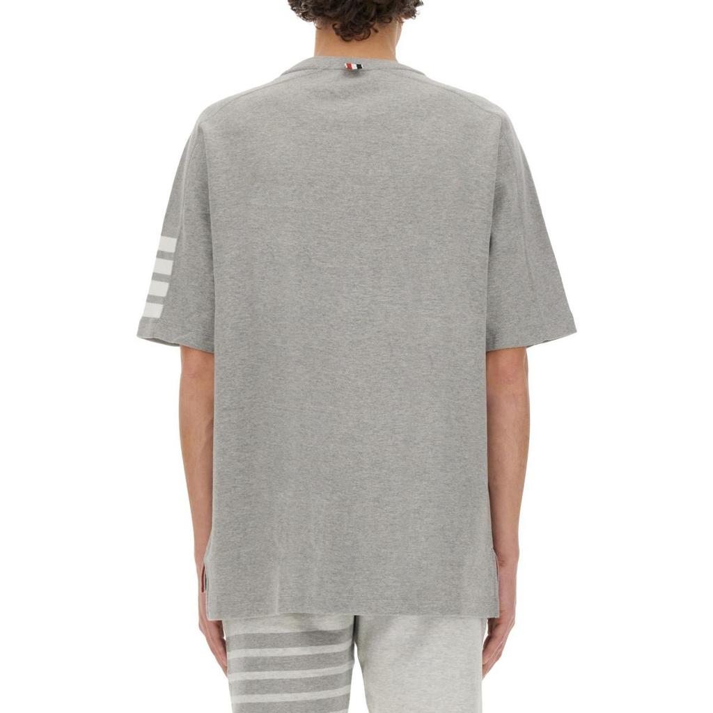 THOM BROWNE 4 Bar Stripe Crewneck T Shirt MJS246A-07323-055