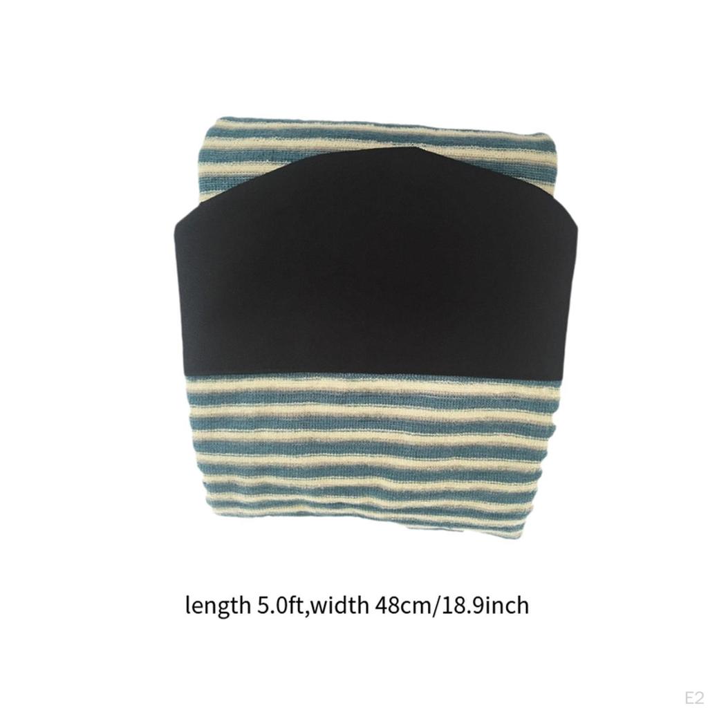 Foldable Surfboard Sock Cover with Drawstring for Bike and Car Rides