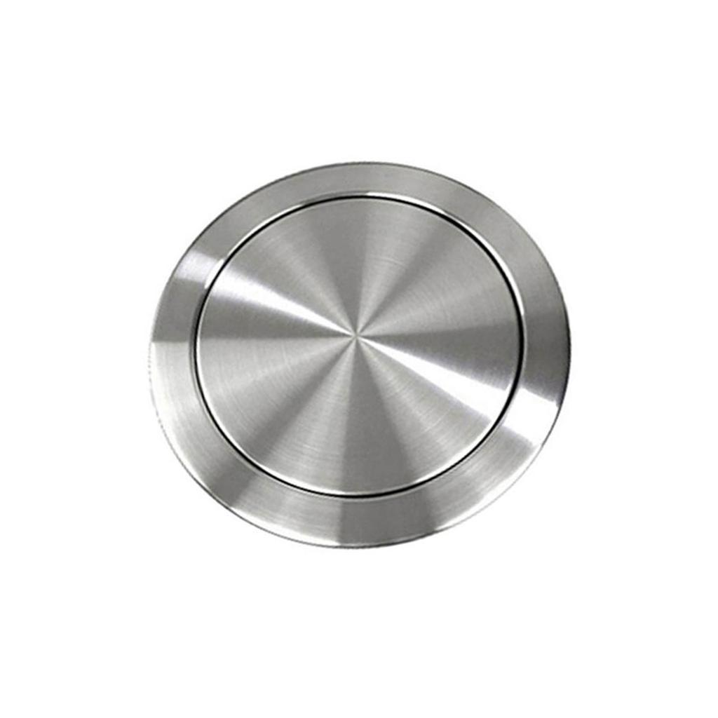 Rotating Lid Trash Can For Recessed Installation Kitchen Bathroom Application Countertop Waste Bucket for Odor Control