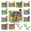 Plants Vs Zombie Peashooter Action Figure Dolls Set High Quality Kids Present