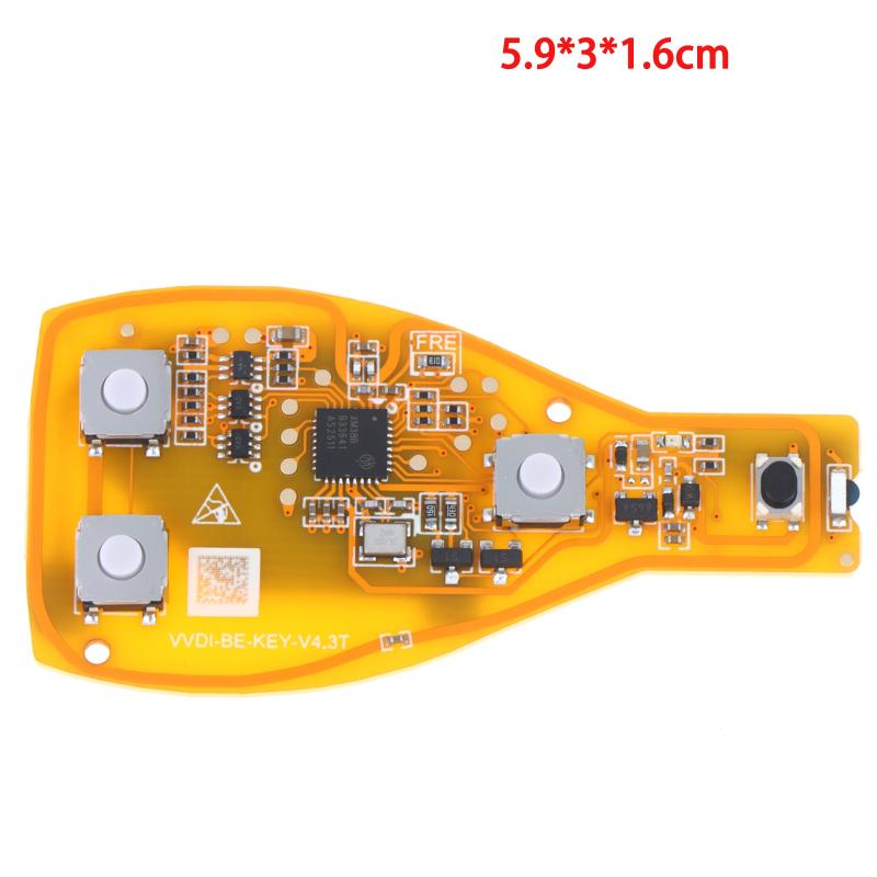 Xhorse Vvdi Be Key For Xnbzt1Gl Semi Smart Car Key Pcb Board Switchable Car Key Replacement Accessories