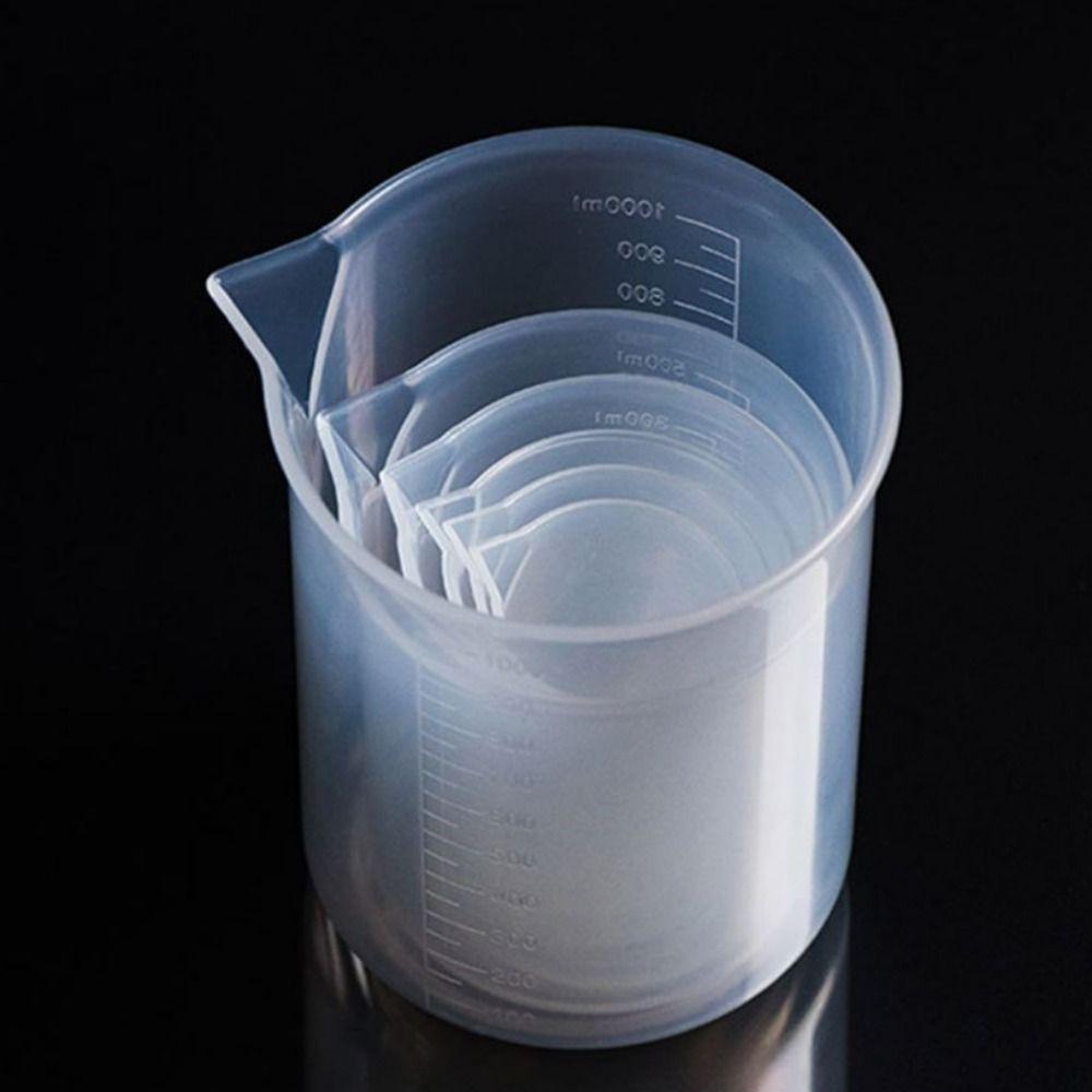 Laboratory Test Thickened Stackable with Scale Graduated Cylinder Beaker Mixing Cups Measuring Cup