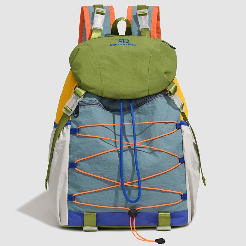 Schoolbag Lightweight Outdoor Backpack Women's New Trendy Brand Tooling Lightweight Leisure Sports Travel Backpack Male Student School Bag
