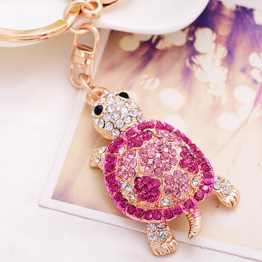 Drahokamenová želva přívěsek na klíče přívěsek na klíče taška na zavěšení do auta
