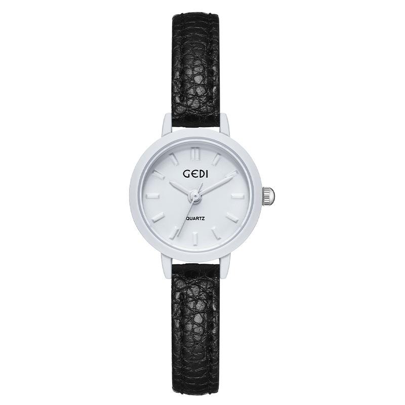 Simple Thin Belt, Small And Exquisite Student Watch, Retro High-Value Dopamine Waterproof Quartz Watch