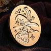 Pumpkin Wax Seal Halloween Themed Brass Stamp Head, Ghost Witch Bat Engraved Hand Account Decoration Sealing Replacement Head for Envelope Journal