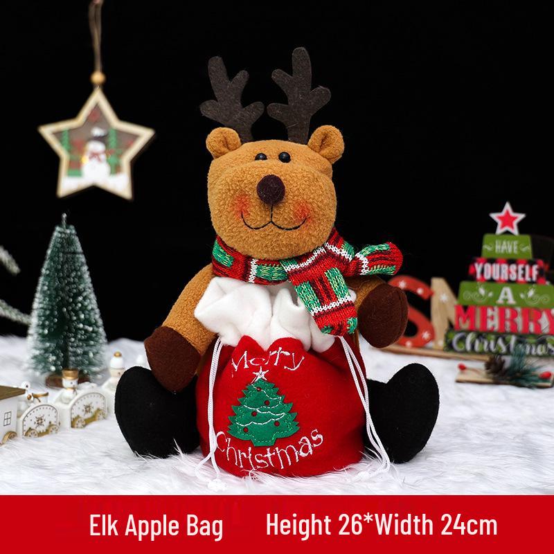 Christmas Eve Apple Candy Gift Tote & Packaging Bag