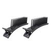 2pcs Durable Hairdressing Clips for Salon & Home Use - Multi-Function Styling, Cutting & Dyeing Hair Tools