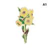 Spilla da Bavero Spilla Van Gogh Girasole Iris Spilla Fiore Spilla da Cappello in Metallo per Vestiti Spille Smaltate Spille per Zaino Regali per Donne