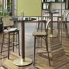 Retro Solid Wood Rattan Bar Chairs Minimalist Bar Furniture Nordic Leisure Backrest Design High Bar Stool Modern Hotel Office