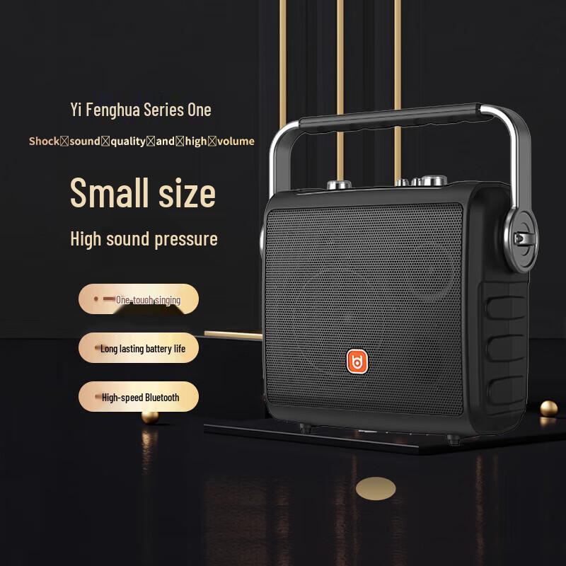 Bede Portable KTV Bluetooth Speaker with Wireless Microphone (BD-0567)