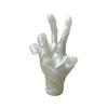 Glow in The Dark Spooky Figurine 3D Printed Mummy Hand Ornament, Statue with Bandage, Secret Room Landscaping Accessory Realistic Zombie for Halloween