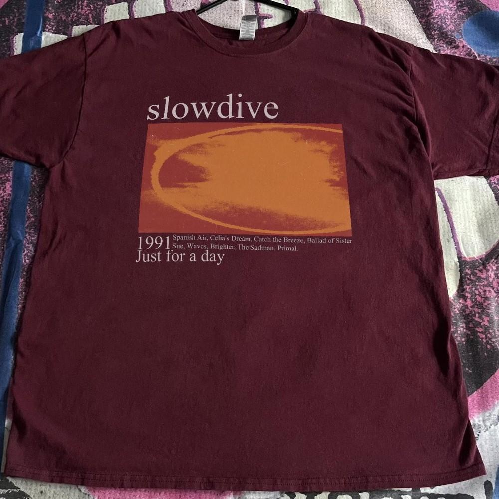 

Футболка Slowdive Футболка группы репринт Унисекс AN47727 Унисекс Футболка XXXXL