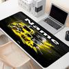 Custom Name Personalized Borussia Dortmund Pattern Mousepad, Laptop PC Desk Mat, Decorative Desk Mat for Home Keyboard Pad Gift