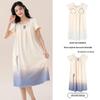 Women's Pure Cotton Short Sleeve Nightgown Dress