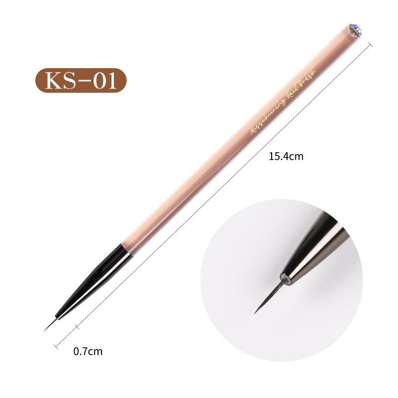 UV Gel Nail Brush Liner DIY Painting Pen Manicure Acrylic Drawing Brush for Nail Art Design Nails Tip Display Painting Tool