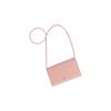 Gucci GG Marmont series snap closure detachable chain shoulder strap leather chain bag wallet shoulder crossbody bag mini women's light pink